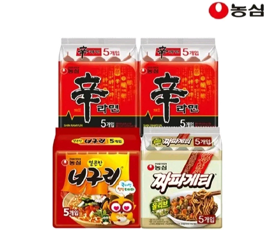 농심봉지라면 20개 신라면10/너구리5/짜파게티5--1