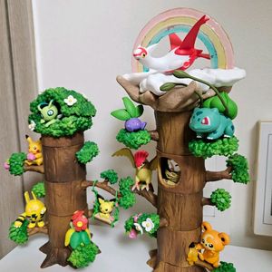 리멘트 포켓몬의 숲 풀세트 세레비 라티아스 피카츄 피츄 깜지곰 에레키드 아르코 나몰빼미 이상해씨 뚜벅초 피죤 피규어