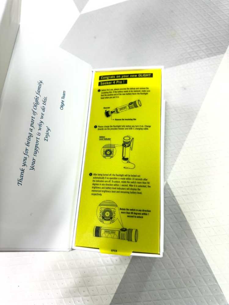 오라이트 Seeker 4 Pro 랜턴 개봉품 판매합니다.--4