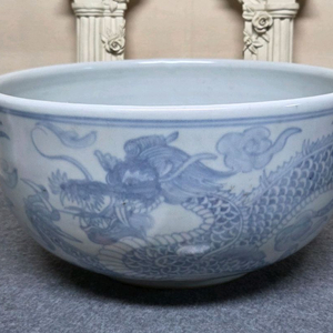 *위군섭도자기((청화백자 운학문대형합))