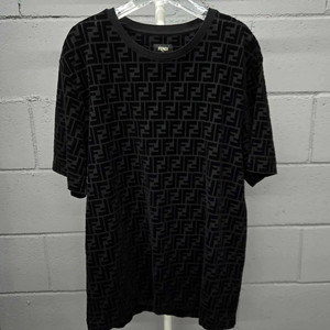 [S사이즈]펜디 FF 모노그램 벨벳 반팔