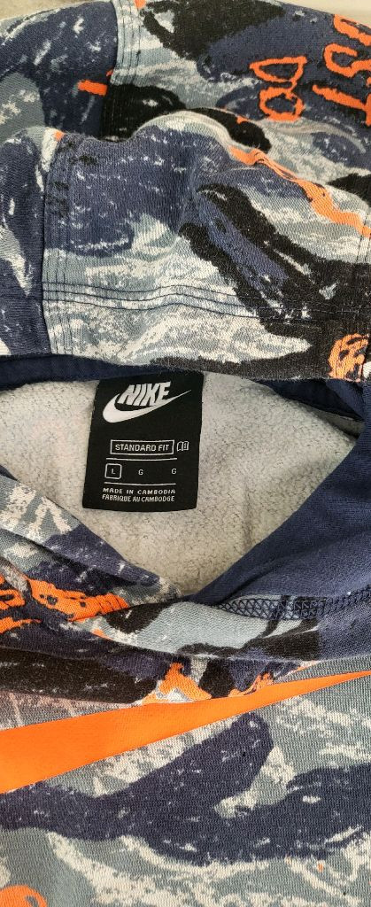 나이키키즈 후드티셔츠--1