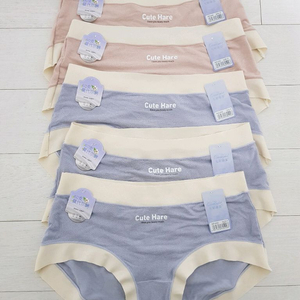 60수 모달 코튼 여성 속옷 팬티 여성 팬티 5장 세트 언더웨어 새상품 (미사용) 이미지