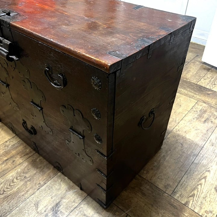 골동품 옛날 조선시대 전통 고가구 장흥 반닫이 이미지