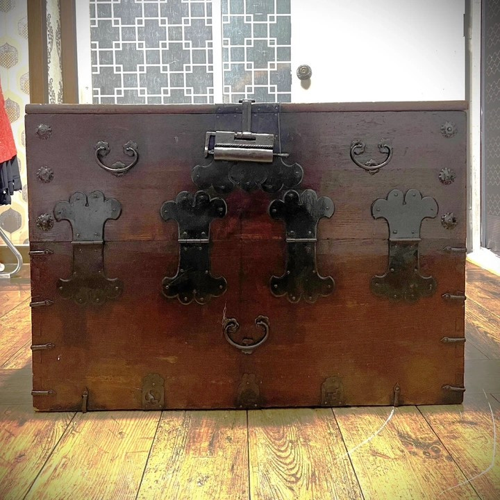 골동품 옛날 조선시대 전통 고가구 장흥 반닫이 이미지