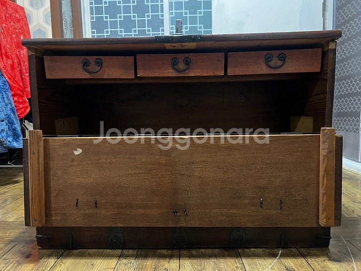 골동품 옛날 조선시대 전통 고가구 장흥 반닫이--4