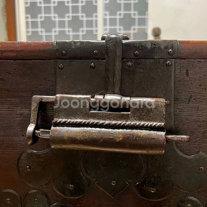 골동품 옛날 조선시대 전통 고가구 장흥 반닫이--9