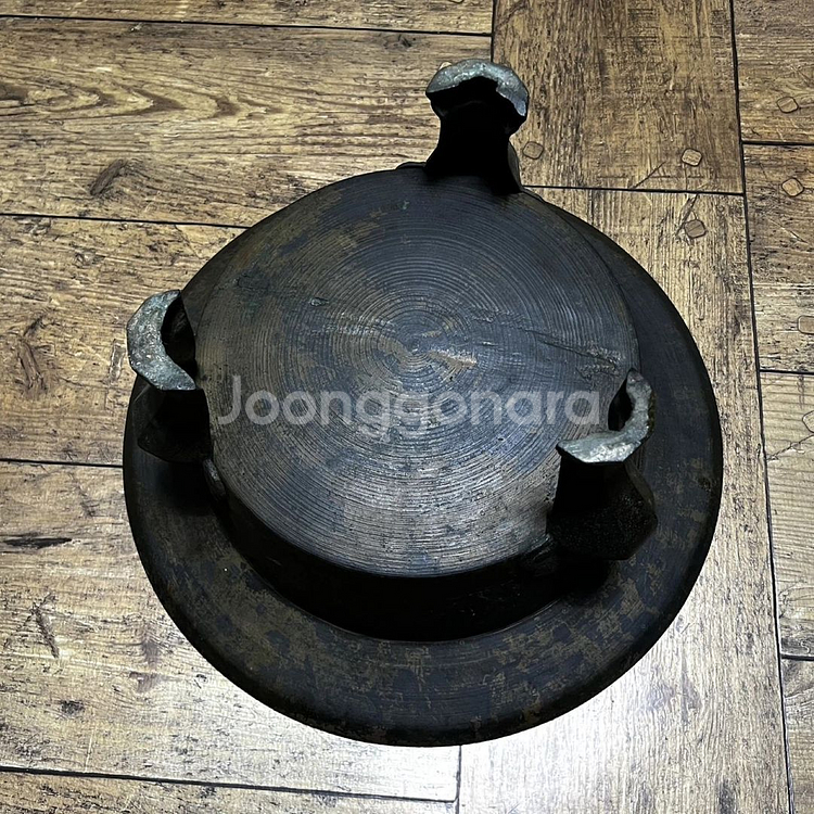 골동품 옛날 조선시대 황동 삼족 놋쇠 민속 전통화로--3