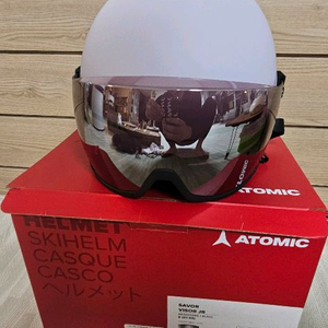아토믹 사보어 주니어 스키 헬멧 세트