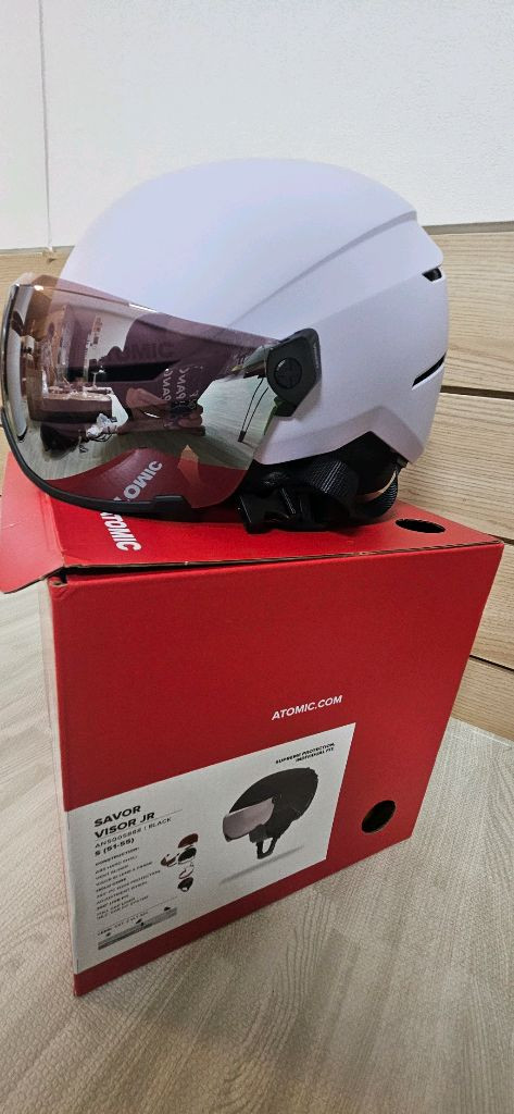 아토믹 사보어 주니어 스키 헬멧 세트--1