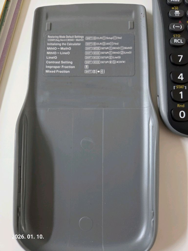 카시오 fx-350ES PLUS 공학용 계산기--3