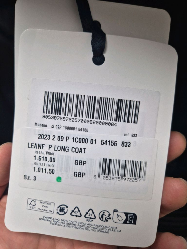 몽클레어 여성 패딩점퍼 leanf 새상품--4