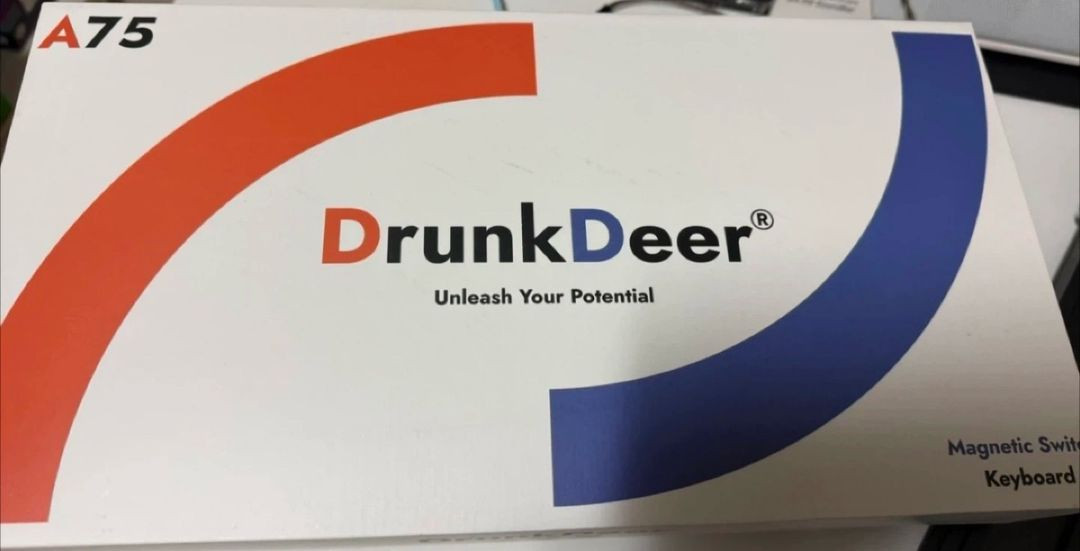 DrunkDeer A75 베어본 블랙 키보드--0