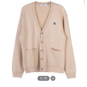 (22년) 메종키츠네 폭스헤드 패치 가디건 XL 남성