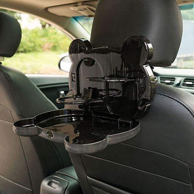 새 차량용 고양이 뒷좌석 테이블 컵 홀더 거치대 여행 용품 거치대 이미지