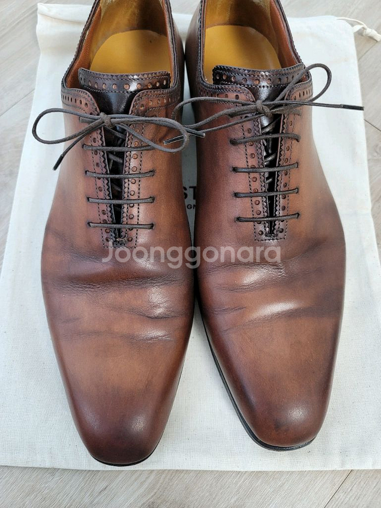 a.testoni 아테스토니 남성 송아지 가죽 구두 UK 10--4