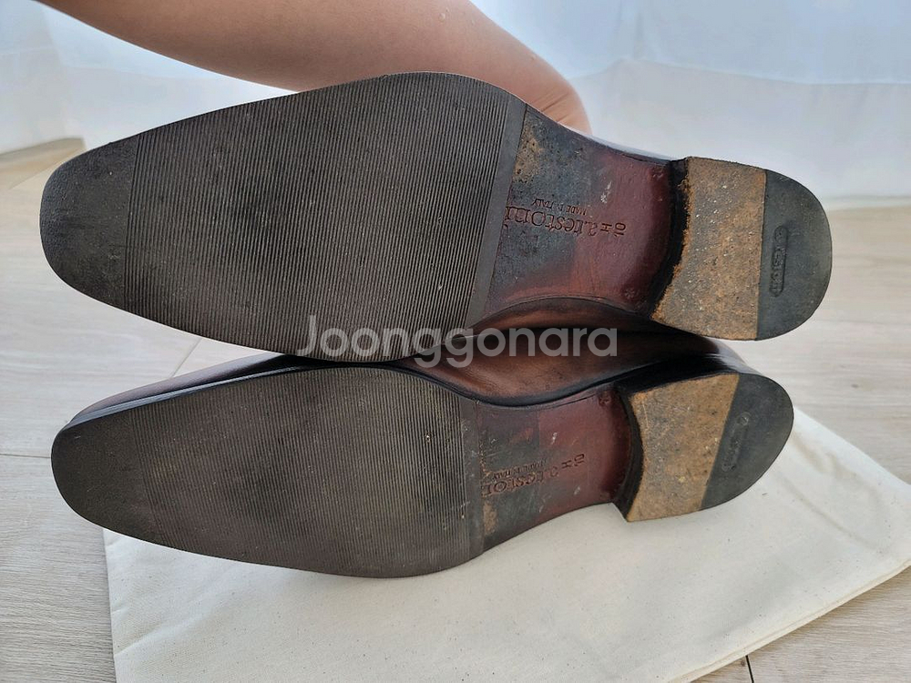 a.testoni 아테스토니 남성 송아지 가죽 구두 UK 10--5