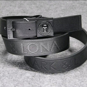 국내당일발송 마크앤로나 남성 골프 벨트 소가죽