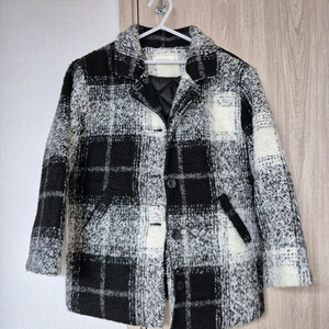 일로딜로 체크 코트 130사이즈