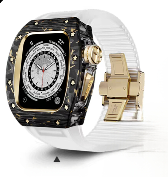 Oceanora 리차드 밀 탄소 섬유 애플 워치 케이스--8