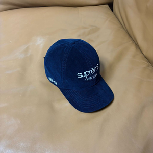 슈프림 6패널 볼캡 모자 고어텍스 클래식 로고 네이비