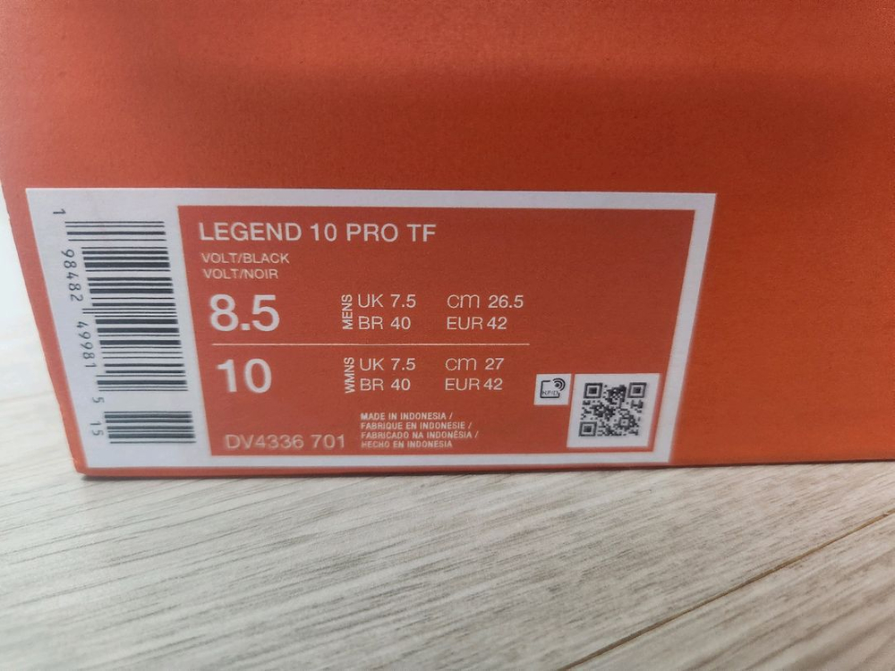 [새상품] 나이키 풋살화 티엠포 레전드 10 프로 TF DV4336-701, 265--4