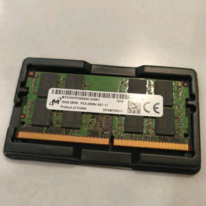 Micron 16GB DDR4 2666 노트북 램 1개
