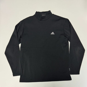 아디다스 기모 스판 기능성 긴팔 티셔츠 L 블랙