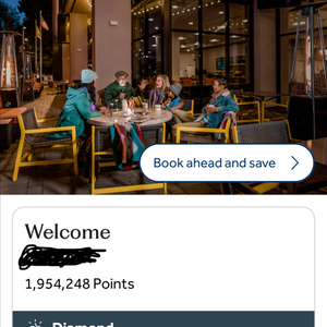 호텔 리워드 포인트 50만점
