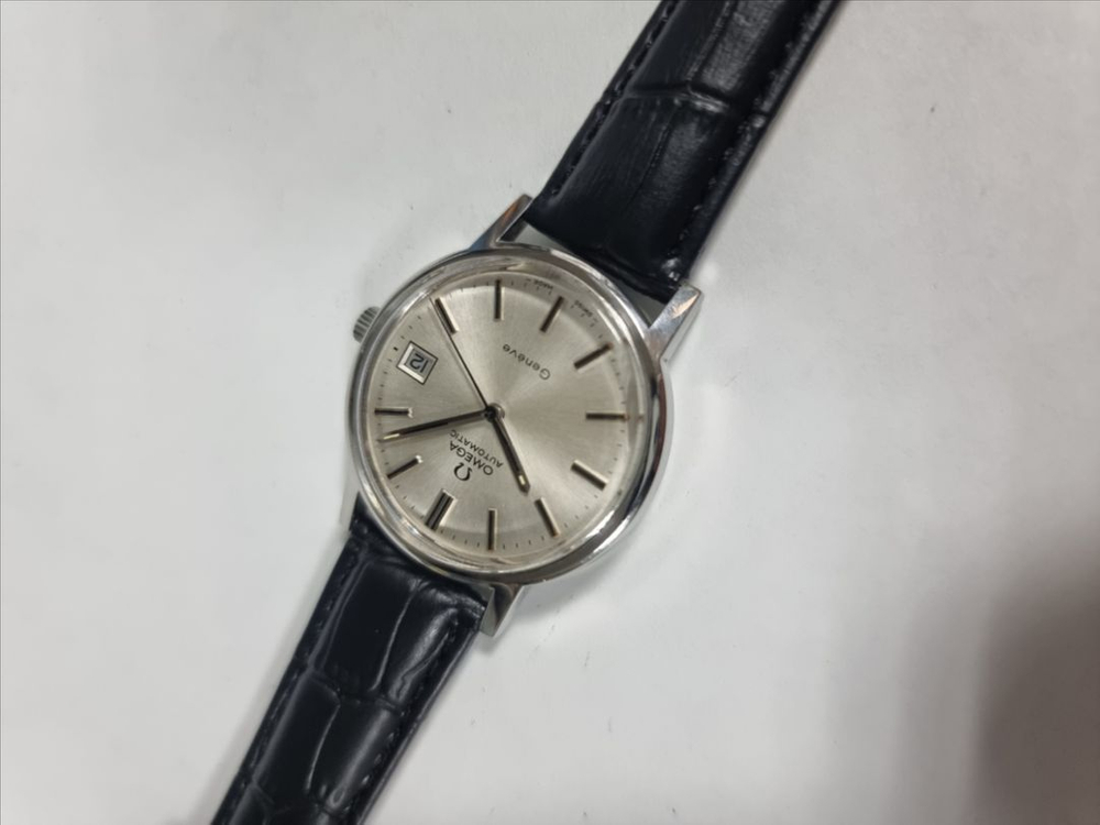 OMEGA 정품 오메가 시계 제네브 샴페인 다이얼 원형--3