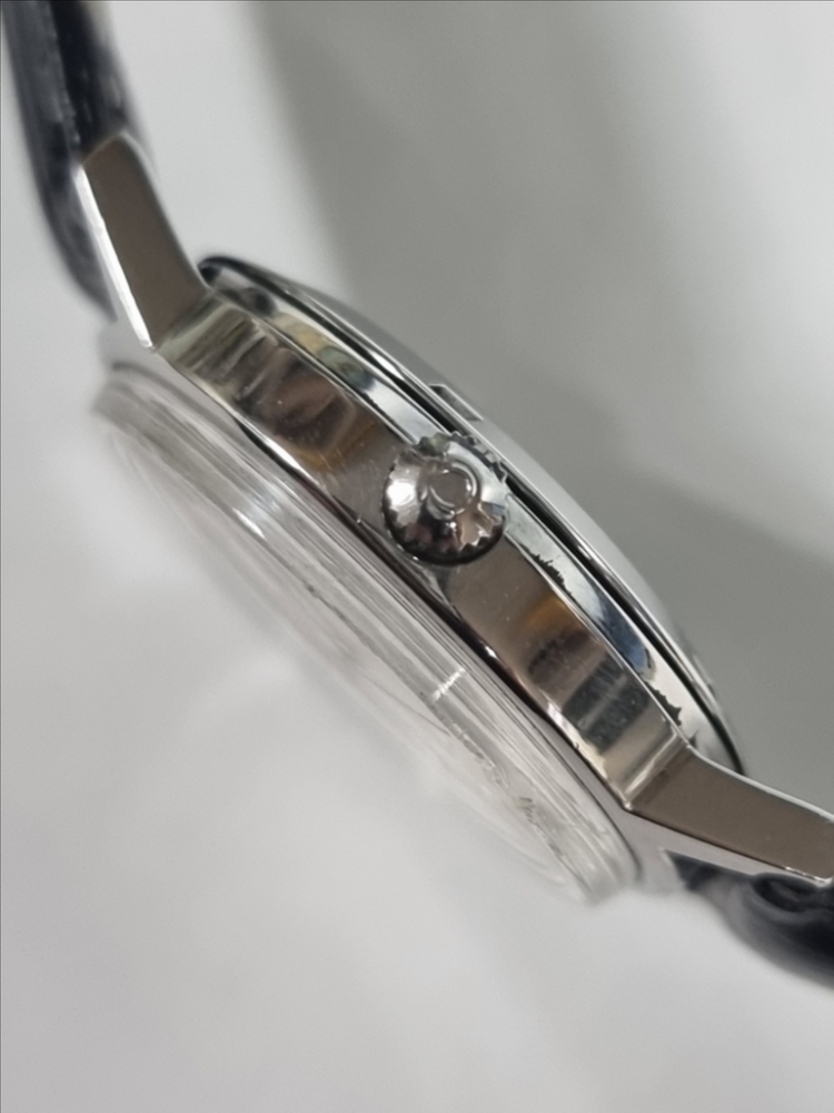 OMEGA 정품 오메가 시계 제네브 샴페인 다이얼 원형--4