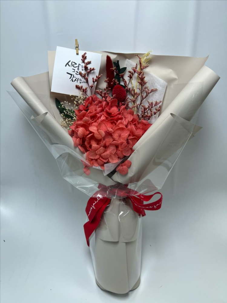 프리저브드 꽃다발 생화 말린 꽃다발 졸업식 입학식--3