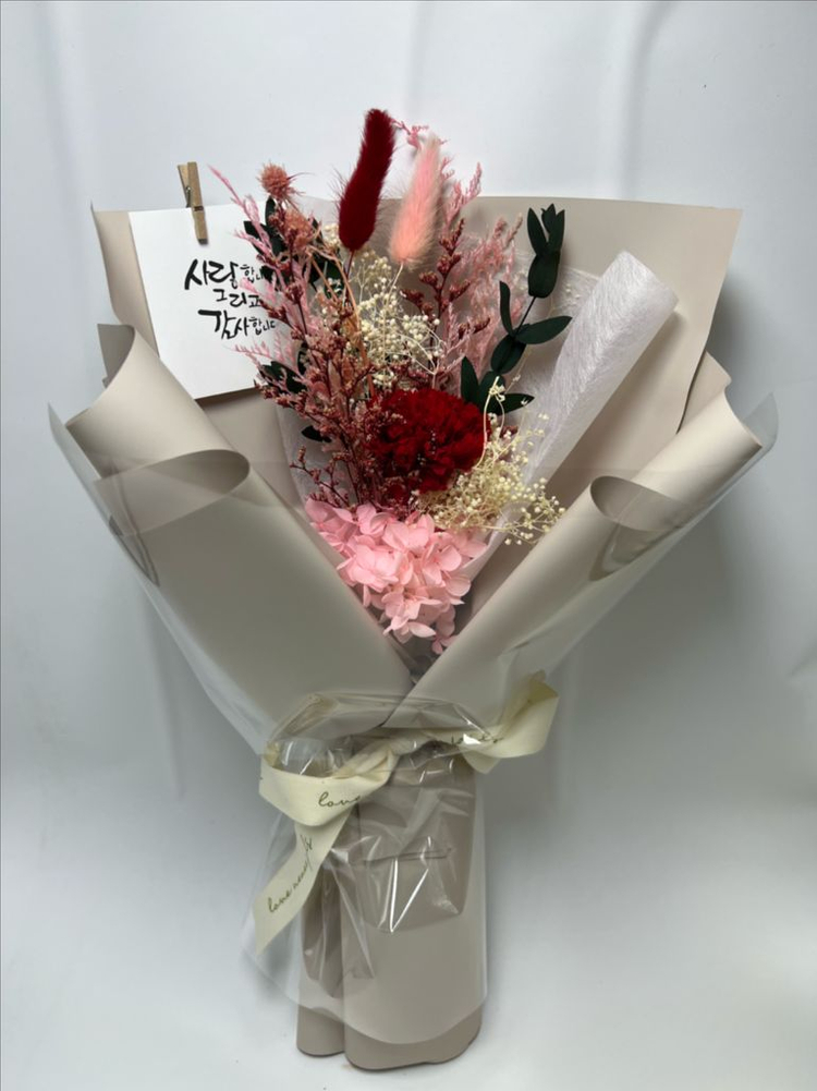 프리저브드 꽃다발 생화 말린 꽃다발 졸업식 입학식--6