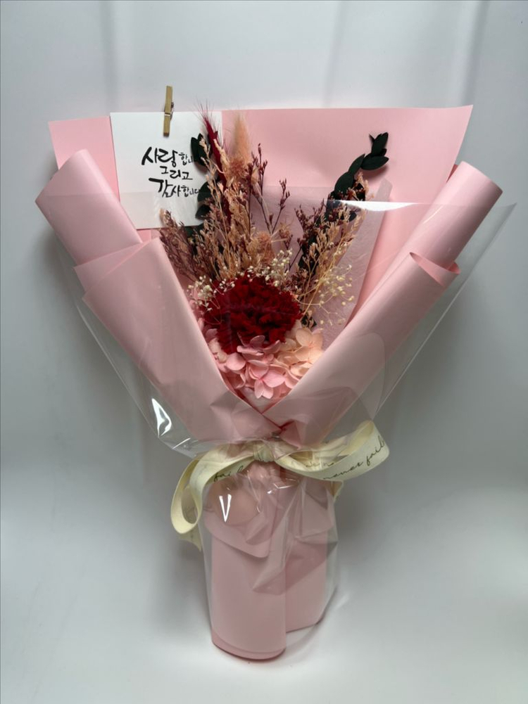 프리저브드 꽃다발 생화 말린 꽃다발 졸업식 입학식--7