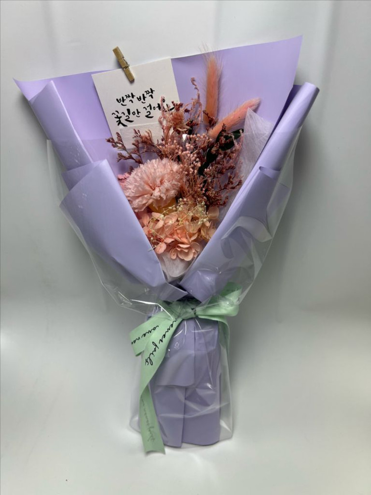 프리저브드 꽃다발 생화 말린 꽃다발 졸업식 입학식--8