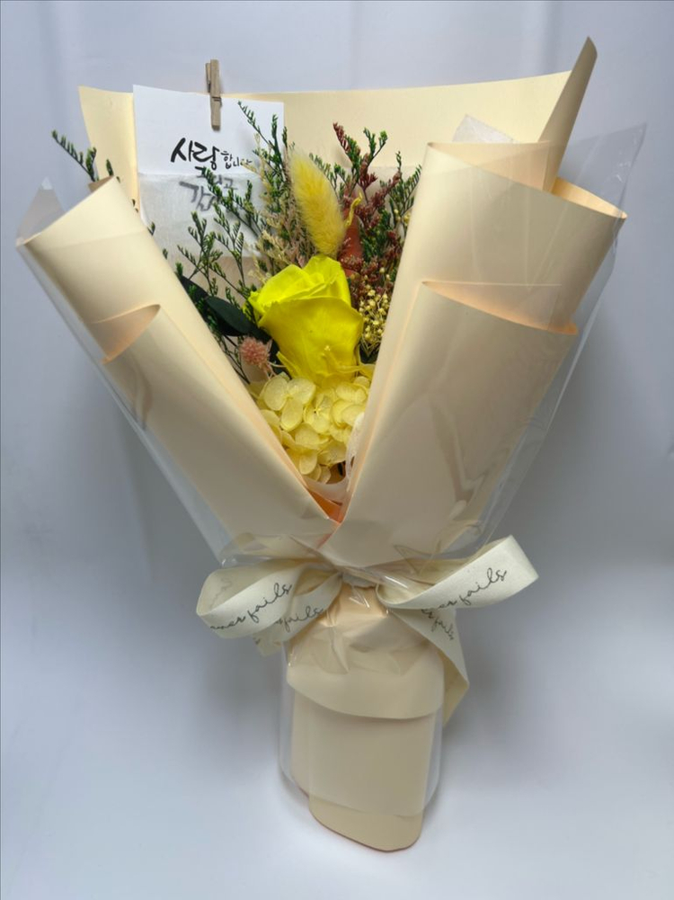 프리저브드 꽃다발 생화 말린 꽃다발 졸업식 입학식--9
