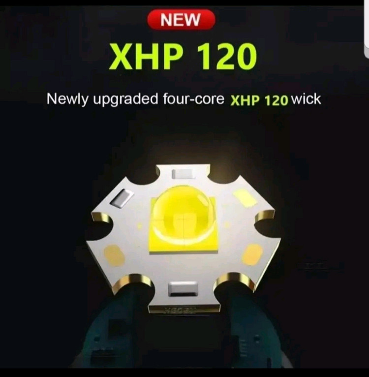 xhp120손전등,랜턴,해루질,낚시,경비,산행 등.. 이미지