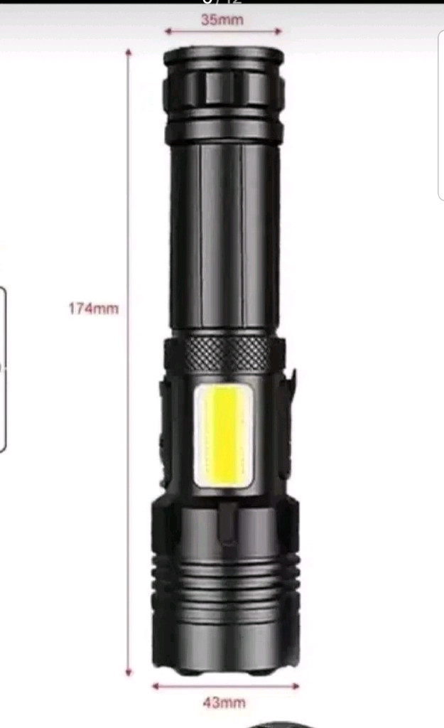 xhp120손전등,랜턴,해루질,낚시,경비,산행 등.. 이미지