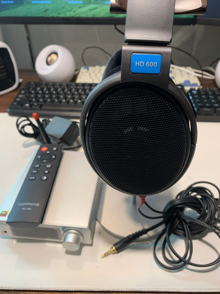 (따로 판매 가능) 헤드폰 젠하이저 HD600, DX3 PRO+ (득삼플), 헤드셋 거치대 판매합니다--1