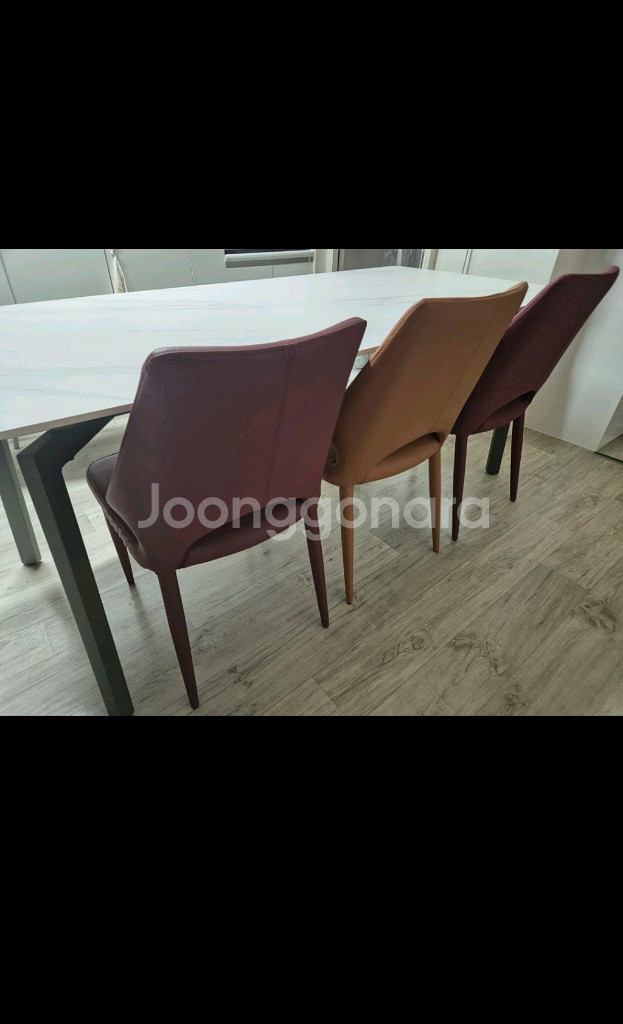 6인용 세라믹 식탁 의자 세트(S급!)--3