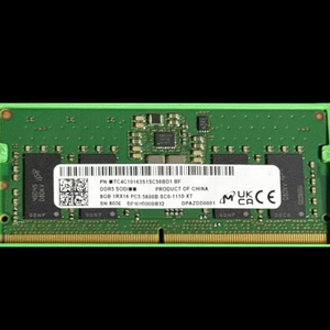 (미사용) 마이크론 8GB DDR5 5600 노트북 램