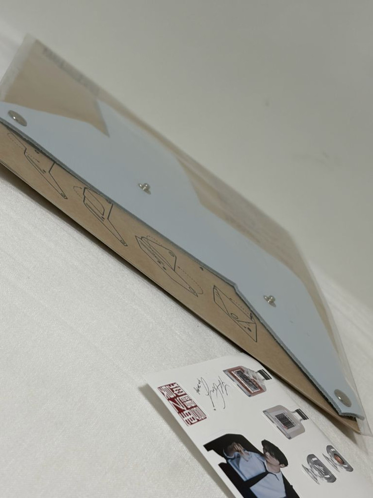 새상품 [영웅재중/추성훈 AKI] 접어서 만드는 가죽 지갑--7