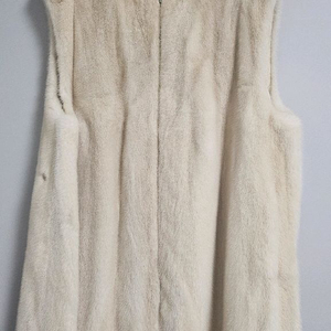 랑방 밍크베스트 크림색상