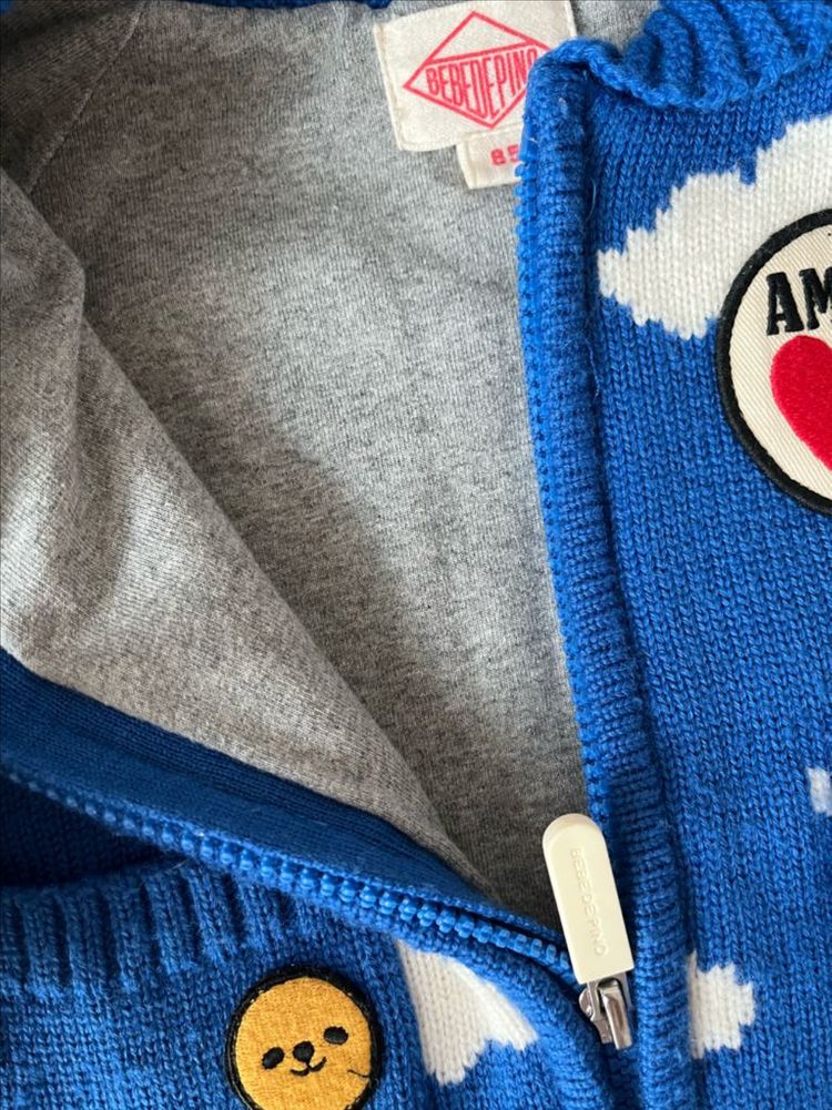 베베드피노 구름니트 상하의 세트--3