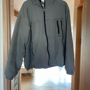 남성용 후드 바람막이 자켓