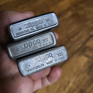 빈티지 라이터 세트 오리지널 지포 이미지