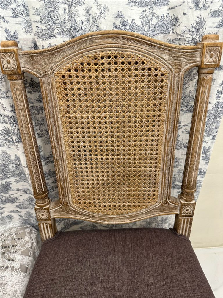 메종드블랑 엔틱 라탄의자 유럽풍 프렌치가구 의자 급처 이미지