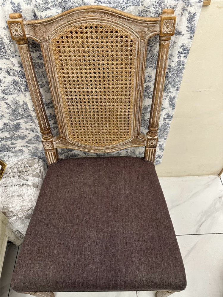 메종드블랑 엔틱 라탄의자 유럽풍 프렌치가구 의자 급처 이미지