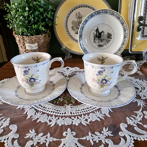 니코 블루 피오니(빙열) 찻잔세트(2조일괄) 판매해요