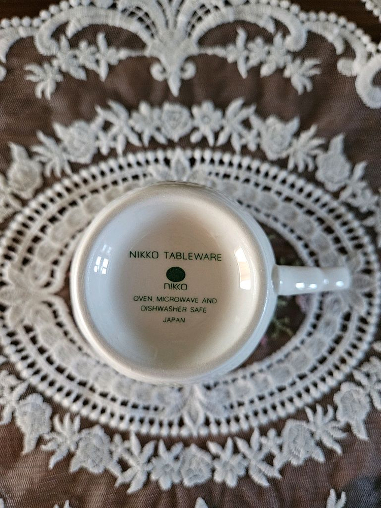 니코 블루 피오니(빙열) 찻잔세트(2조일괄) 판매해요--4